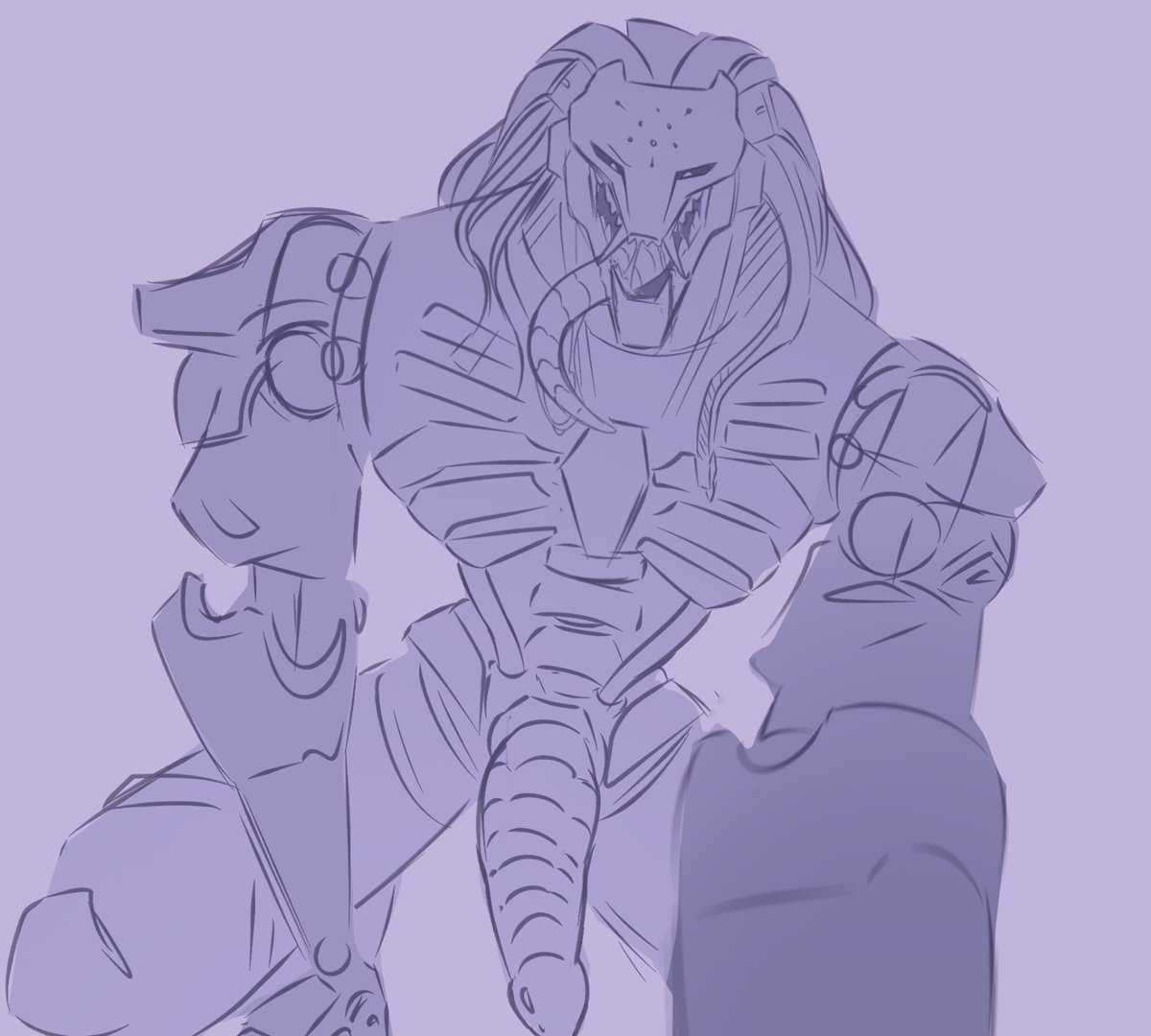 Poolnoodleeater's tweet photo. I’ve been thinking a lot about Ramattra with teeth lately #ramattra #nsfw https://t.co/4qTbuR50Us