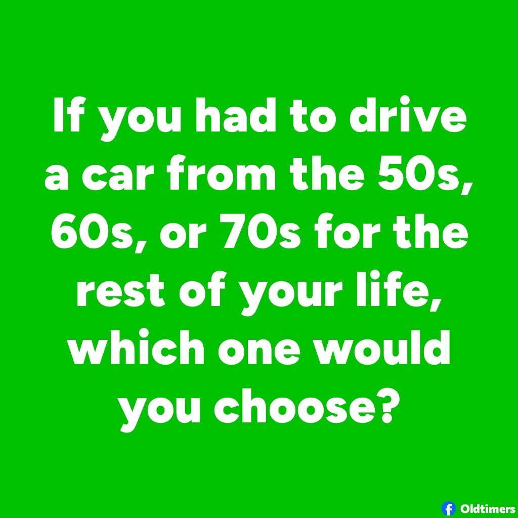 Oldtimers tweet media