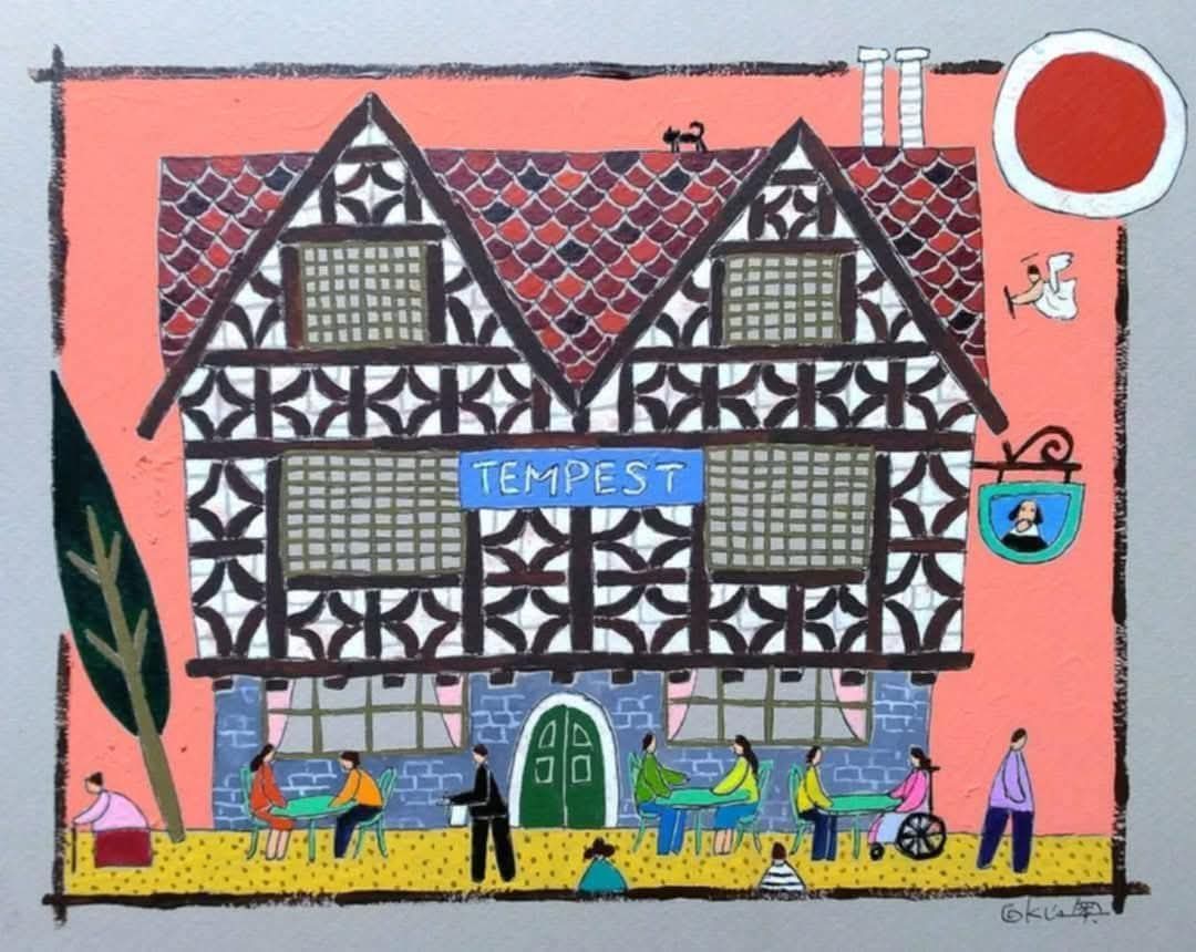 今展示作品 「英国パブ 'テンペスト'（イギリス）」（＠奥村ユズル）