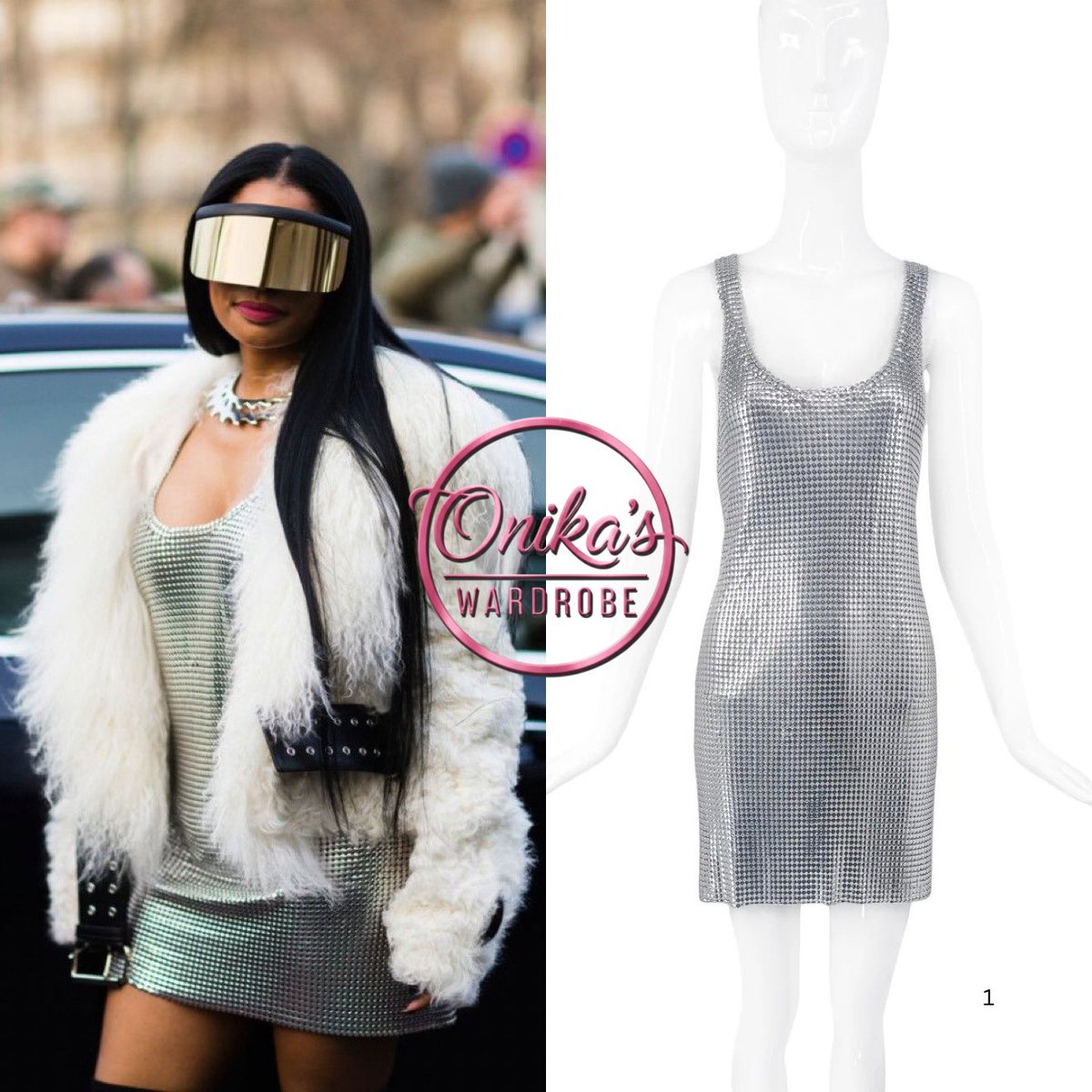 Rick Owens Fall 2017 Runway show (2017) Nicki Minaj wearing a
