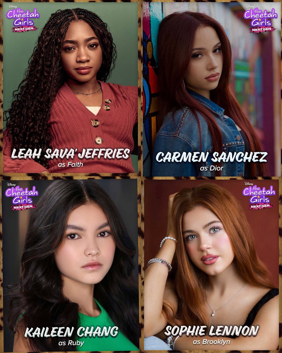 musictrendscol's tweet photo. #AMPLIACIÓN: Raven-Symoné regresará para "The Cheetah Girls: Next Gen", la cuarta película de la franquicia de Disney que también traerá de vuelta a las miembros originales del elenco Adrienne Bailon, Sabrina Bryan, Lynn Whitfield y Lori Alter 👌🏻

La historia retoma cuando las Cheetah Girls Galleria (Symoné) y Chanel (Bailon), junto con la hija de Galleria, Faith (la revelación de "Percy Jackson", Leah Jeffries) y sus tres amigas (Carmen Sanchez, Kaileen Chang y Sophie Lennon), viajan a África para hacer voluntariado en un santuario de vida silvestre. En el camino, estas cuatro adolescentes ponen a prueba su amistad, encuentran su voz y descubren el verdadero espíritu de las Cheetah mientras salvan la reserva y, en última instancia, suben al escenario como las nuevas Cheetah Girls 🐆💋

Kiley Williams (Aqua) es la única actriz del reparto original que no regresa, debido a sus ya conocidas diferencias con Raven. 

Tomado de @Variety
