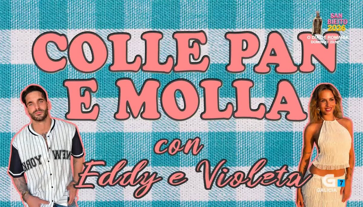 YoliMena9's tweet photo. Una sevillana otra vez de nuevo viendo la @TVGalicia ?..esto es de locos😂, todo sea por verlos a ellos😍 #CollePanEMolla #Violedi8Jl💙🧲💜 https://t.co/TRzX2UPljj