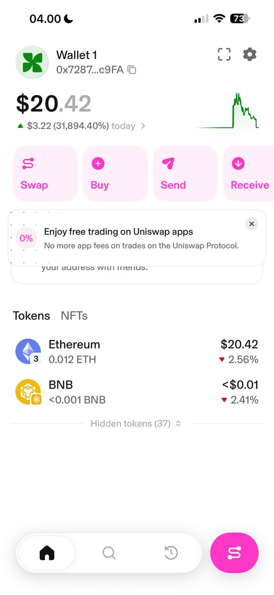 mrx8927's tweet photo. Apa ada yang bisa membantu saya ? Saya baru saja membeli token 0xf110d8b9ee26868a2f6B4Ea6f0E267fe76655e9F dijaringan @RobinhoodApp @RobinhoodCrypto tetapi balance tidak masuk diuniswap ku padahal aku sudah coba beberapa wallet juga seperti truswallet, robinhood wallet juga tidak ada saldo koin yang masuk. Ini tx saya 

https://t.co/gB1yDNCPQC

https://t.co/W67d3V2akb

https://t.co/dQw8I9lT72