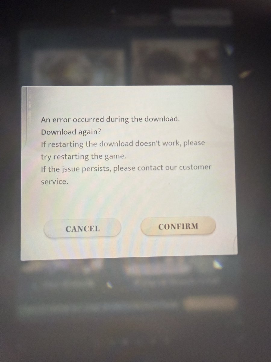 Naley0323's tweet photo. @Love_Deepspace
What is the meaning of this. Why can’t I download the game after you forced me to update. #LoveAndDeepspace https://t.co/VEIwAZupWs