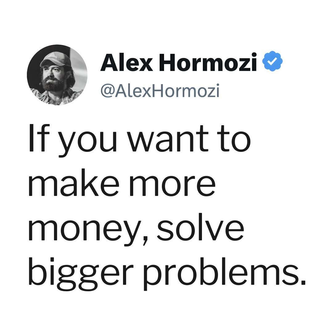 techinyoruba's tweet photo. Small problems = little money.
Big problems = plenty of money.

Your income is directly proportional to the size of the problem you’re solving.

​Stop looking for shortcuts and start looking for bigger challenges. 🎯 https://t.co/cWBNVH5Nal