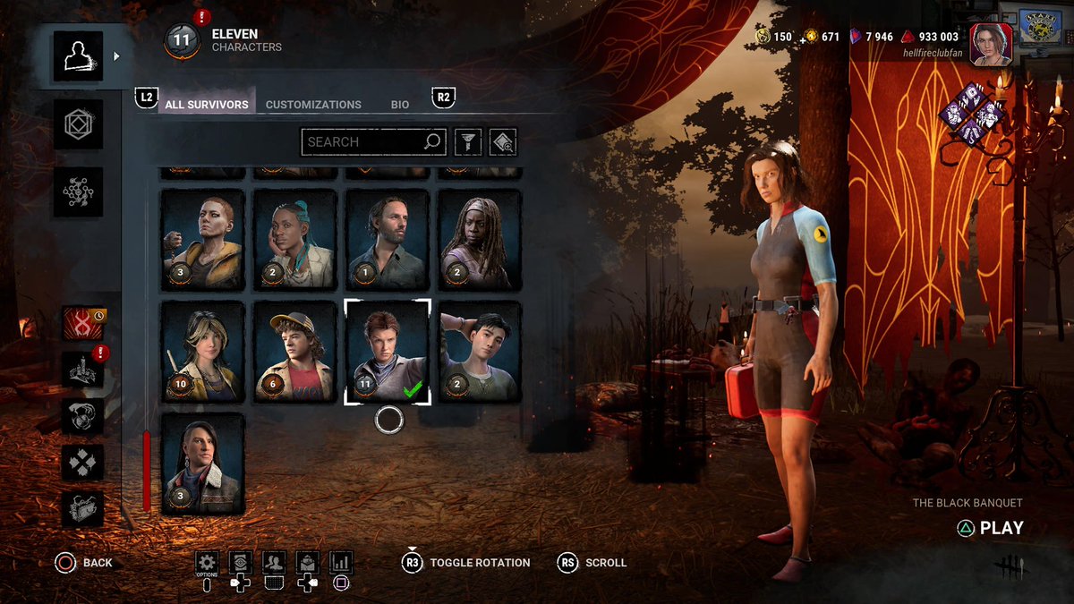 hellfireclubfan's tweet photo. Eleven is at level 11 0️⃣1️⃣1️⃣ #deadbydaylight #eleven #strangerthings #milliebobbybrown https://t.co/Bdl79rETrW