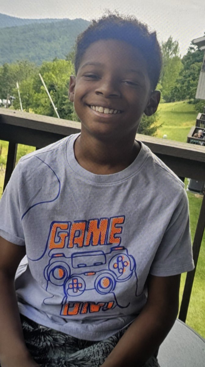 PGPDNews's tweet photo. MISSING: 11-year-old King Parker. Last seen on 7/8/26 at approx 3:00 pm in the 2400 block of White Hall St in Suitland. He is 4’8” &amp; 60 lbs. Last seen wearing a rust colored shirt, khaki pants and black crocs. If located, please call 911. https://t.co/1F57EsQuTg