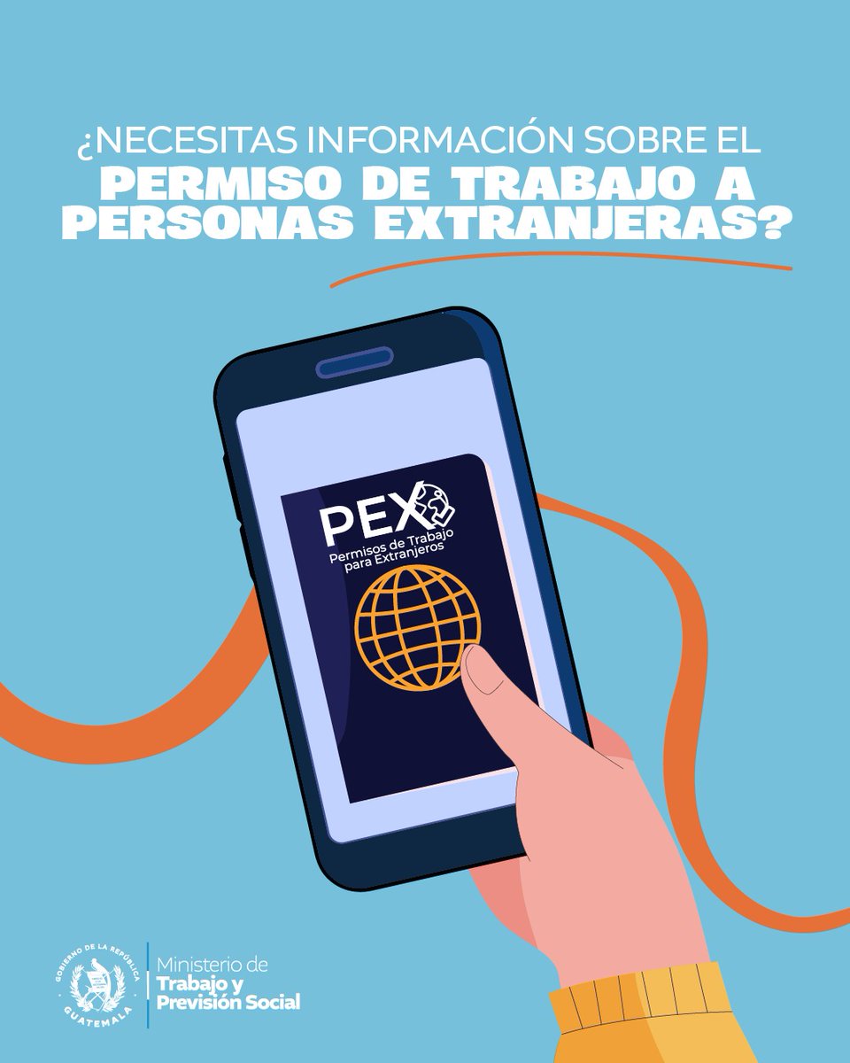 MINTRABAJOGuate's tweet photo. ¿Eres una persona extranjera y necesitas tu permiso de trabajo en Guatemala? Conoce la vigencia y los tipos de permisos que puedes aplicar. 🇬🇹💼
Realiza tu proceso de manera rápida y segura a través de nuestra plataforma electrónica.
🔗 https://t.co/EnCiof0cZg
#PEX https://t.co/m9ZSgU8f71