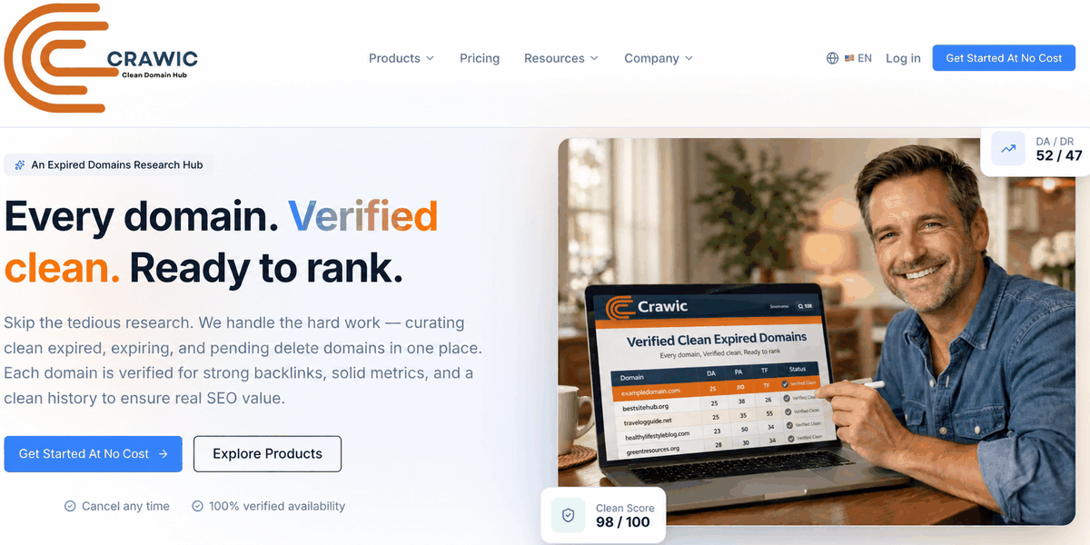 crawicdomain's tweet photo. @GoDaddy At Crawic, we’ve flipped the script. We find, vet, and deliver the CLEANEST expired domains on the internet, daily.🟣 https://t.co/pi8GkAGvFS https://t.co/uN8cSFnJPH