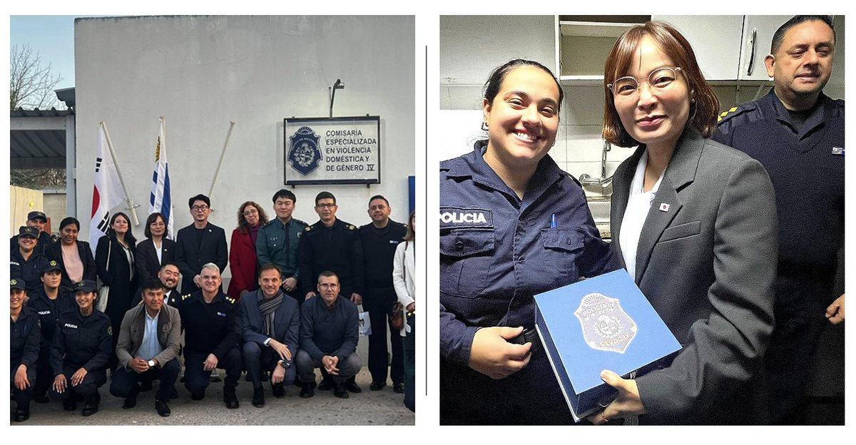 PNUDLAC's tweet photo. La violencia de género digital no conoce fronteras y exige acción conjunta.

PNUD y la Policía de Corea reunieron a expertos de 10 países en Montevideo para fortalecer la ciberinvestigación y la respuesta policial centrada en sobrevivientes: https://t.co/LtFzdI5LNZ https://t.co/jSyClJsgZ8