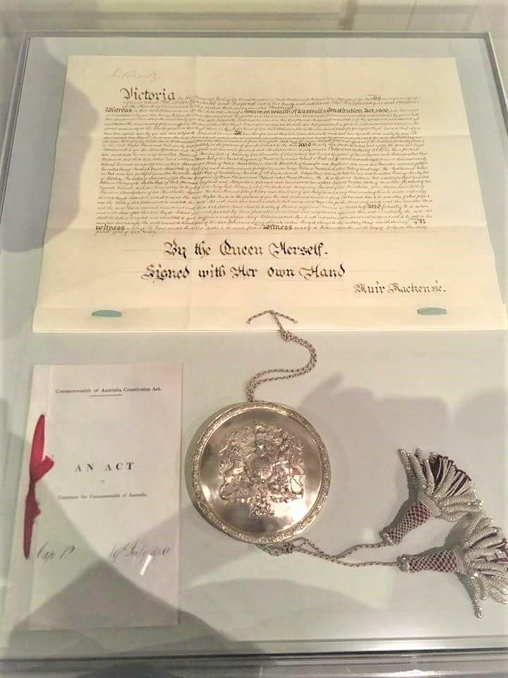 GrayConnolly's tweet photo. Good morning all &amp; OTD in 1900, Queen Victoria assented to the Commonwealth of Australia Constitution Act, which, in law, created the Australian federal union &amp; gave effect to a Constitution that on 01 Jan 1901 'constituted' the Commonwealth of Australia. So far, so good👑 🇦🇺 🏛️ https://t.co/cobqq9KVaU