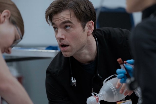 Variety's tweet photo. Patrick Ball found out he was nominated for an #Emmy while filming a scene for #ThePitt:

"I was shooting a scene this morning at 6 a.m., and then I wrapped my scene, I walked off, and just as we were wrapping my scene, I guess the nominations came out. And Scott [Gemmill] put everything on hold for about 20 minutes, and we all gathered around the central hub and he made the announcement. And he read off what was an unbelievably long list of people who had just gotten nominated for an Emmy, and we all got to celebrate together. There were a number of us who did not get our names [said] out loud today in the meeting that very easily could have, and maybe should have, but a lot of people have contributed to the success of the show, and a lot of those people are being celebrated today. And I’m very honored to be among them." 

https://t.co/ll8yAgg42D