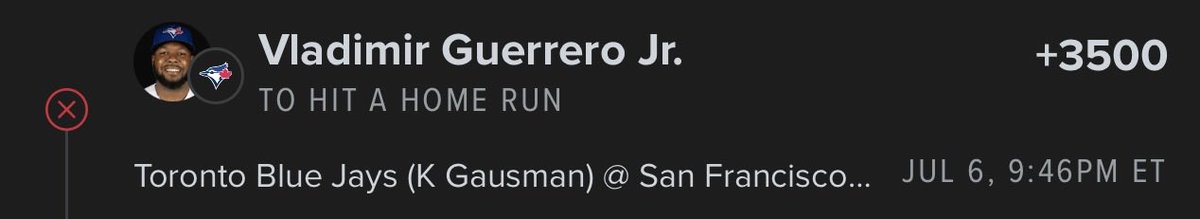 MarcusBeBetting's tweet photo. @MLBHR I tried to catch you late two days ago! https://t.co/H3EgBEZsUH