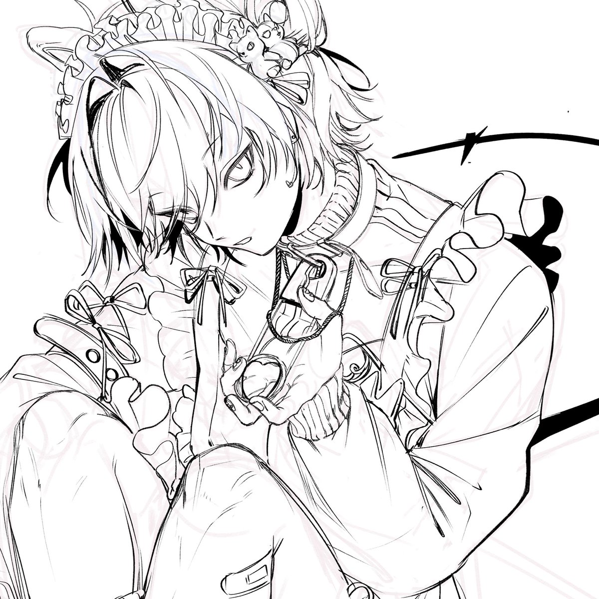 DanasauurM's tweet photo. Sketch! 🔥💖🔥 #FlayonsCrayons https://t.co/IM9ZgkQK6R
