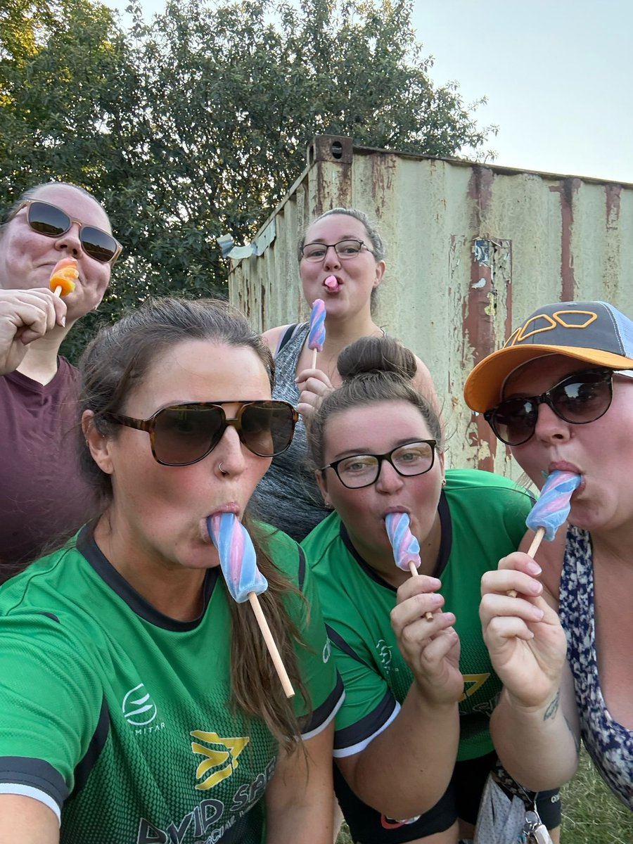 EbbwLadies's tweet photo. Ice lollies were definitely the best thing after this warm training session only a few pictures as girls didn't to them taken 
Remember we are here Wednesday 7.15-8.30
Pop us a message if you fancy given rugby a go https://t.co/kAVFLPatav