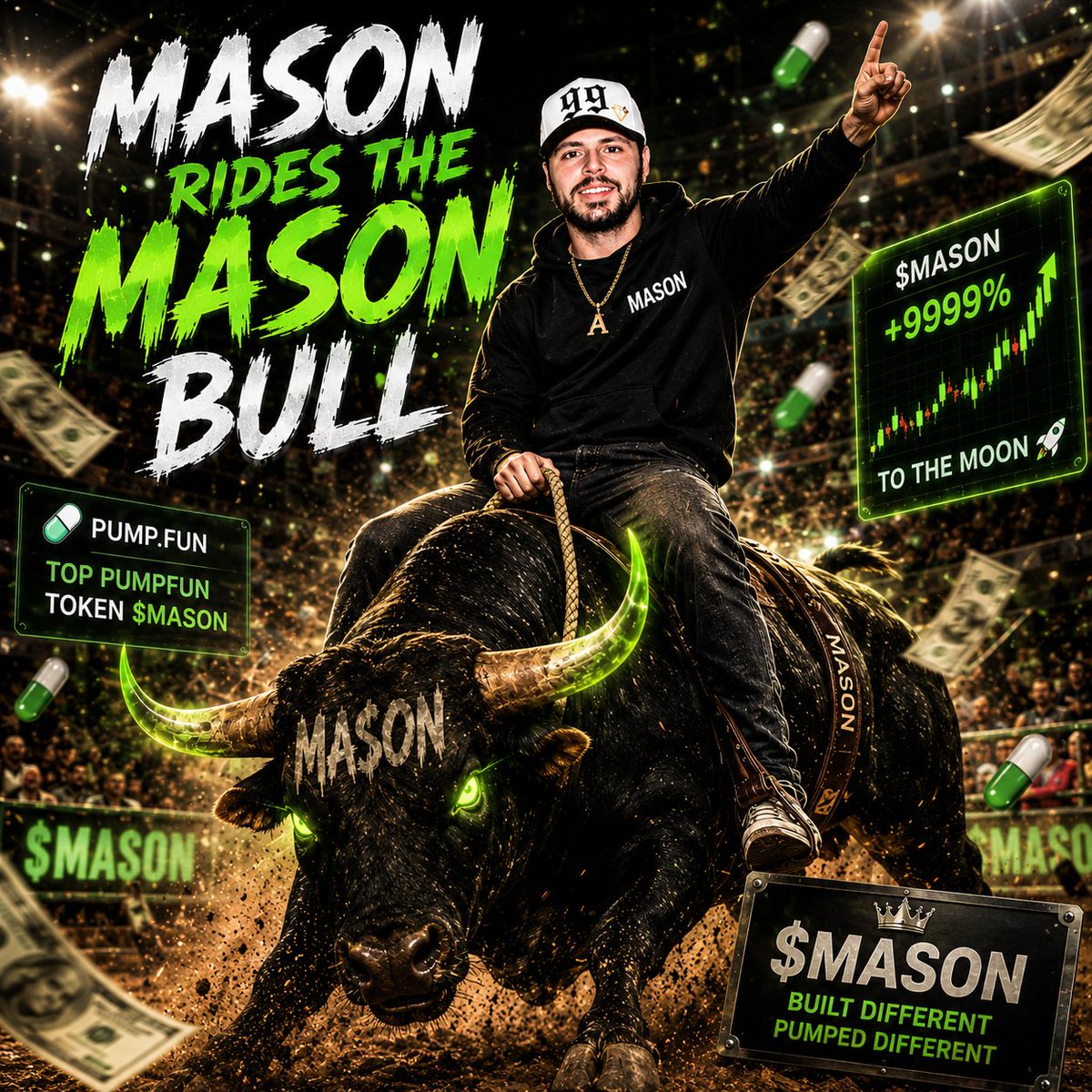 Theflysolana's tweet photo. @MasonVersluis Could go way higher, your words can spark a million mc candle. Choose wisely https://t.co/EgVdYa4xeR