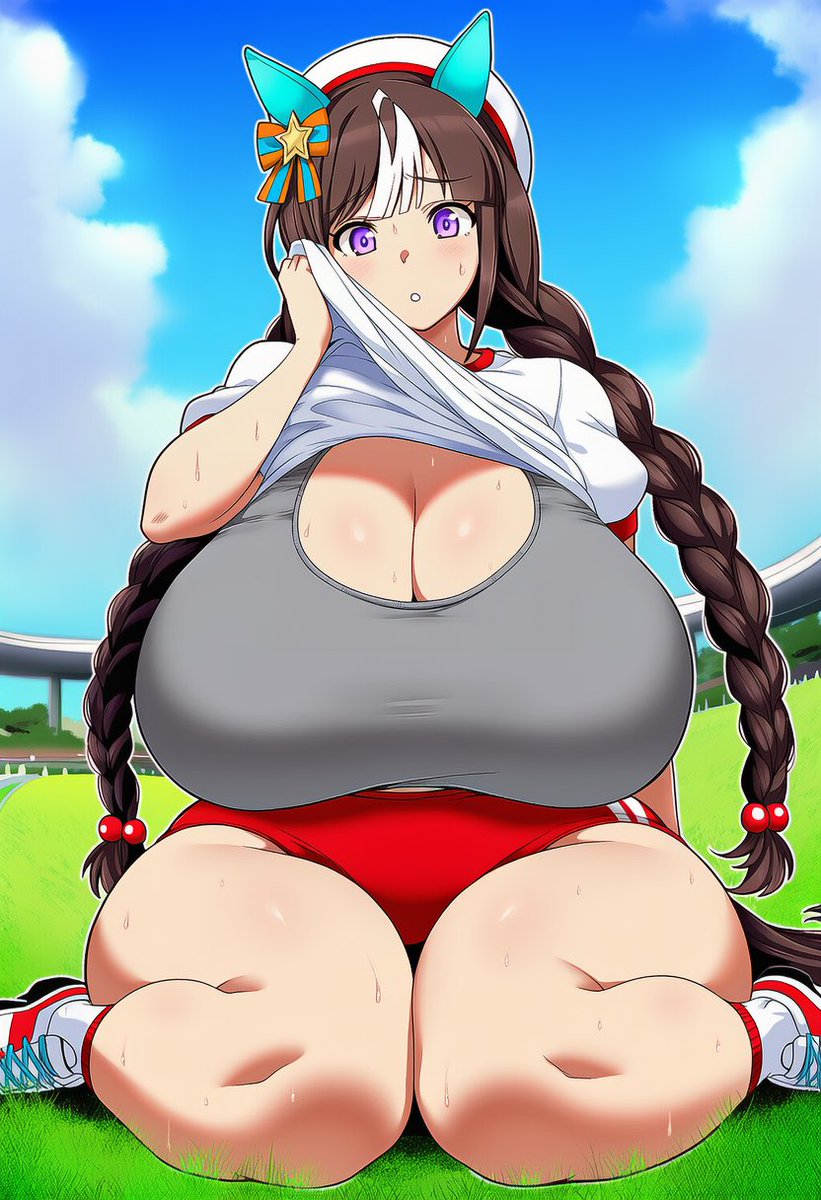mochiusao2's tweet photo. おはようございます☀
汗拭き🐎娘❤️つづき https://t.co/lfBshkMfZT