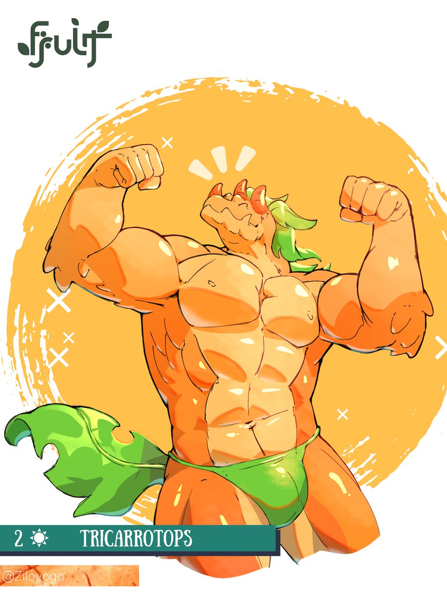 ZiloYogo's tweet photo. Day 7: Tricarrotops
(I'm so sorry for being late ><💦, I was busy several days ago)
#FJULYT https://t.co/X7F29hvzrx