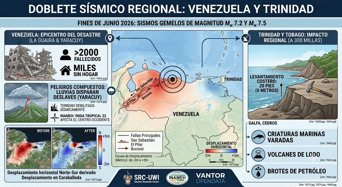 aboveinshadow's tweet photo. Trinidad y Tobago: Efectos cosísmicos masivos a 300 millas del epicentro. Levantamiento tectónico de la línea de costa en Galfa, Cedros, alcanzando los 6 metros de elevación. El fenómeno provocó fauna marina varada, brotes de petróleo y la reactivación de volcanes de lodo. https://t.co/nuB7WCUgy1