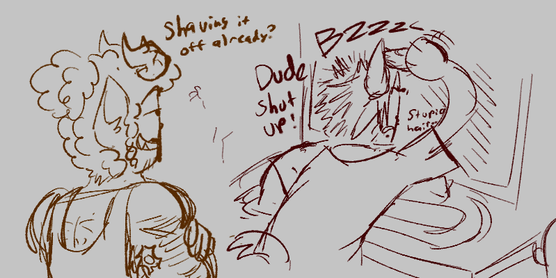 xX_Yur1Slxt_Xx's tweet photo. dumbass doodles i got sidetracked with my sk4t3b04rd having longer hair bc i wondered wat he would look like and made it a thing where he jus shaves it off, grows it bk, then shaves it again
So the hair is an optional look
he jus doesn't like it

also ft my gfs c01l @Gr4vityc0il https://t.co/V4dBqo75h3