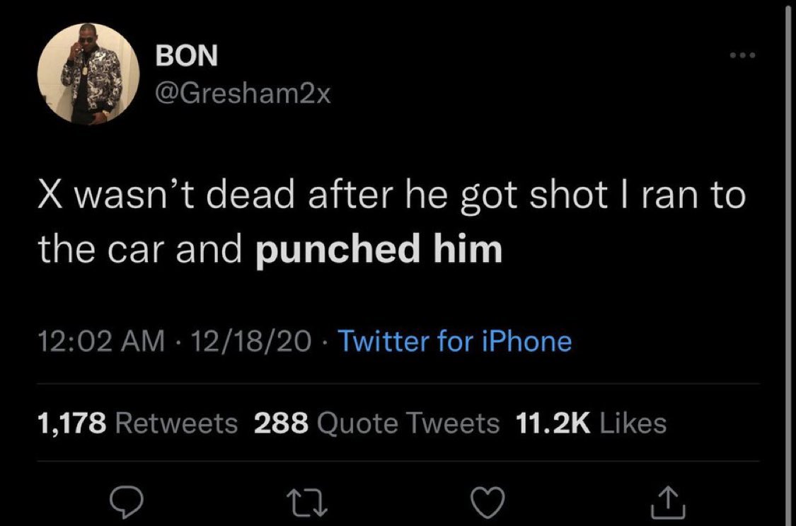 tippity's tweet photo. this site foul bro That guy got shot and died in his car today and they put this tweet under his last post yo https://t.co/FQTAIBNciL