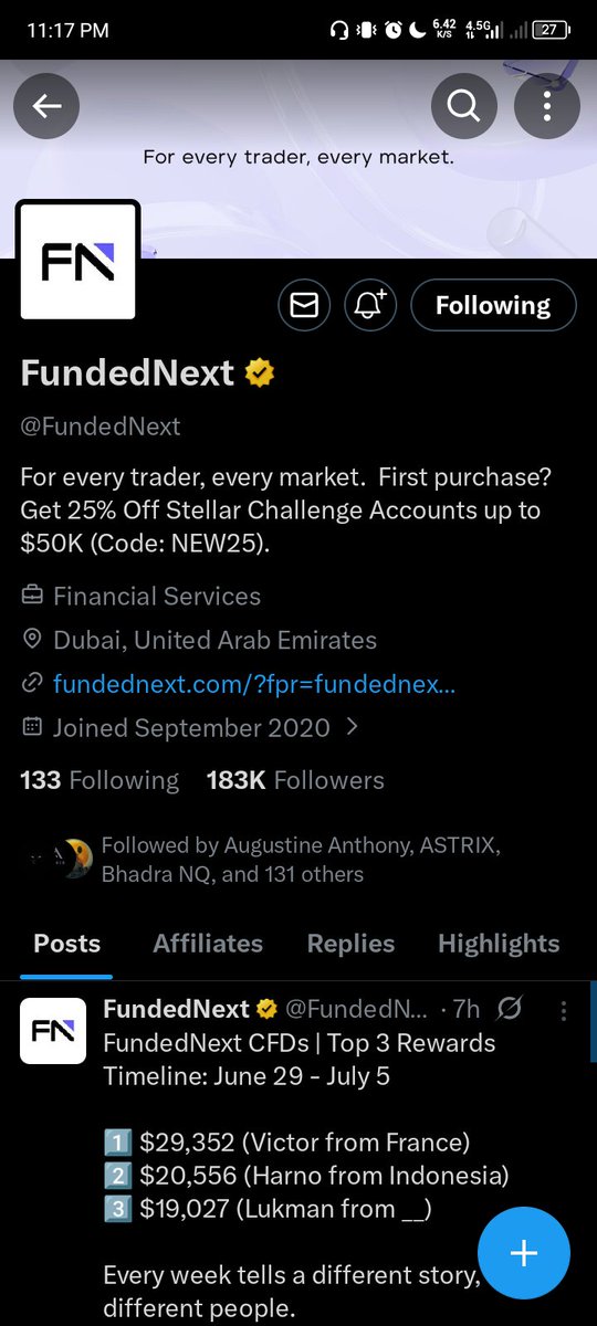 trading_RX's tweet photo. @Techriztm @PsychedeliaAcad @FundedNext @TraderHadesh Done https://t.co/uHiflxCGCT