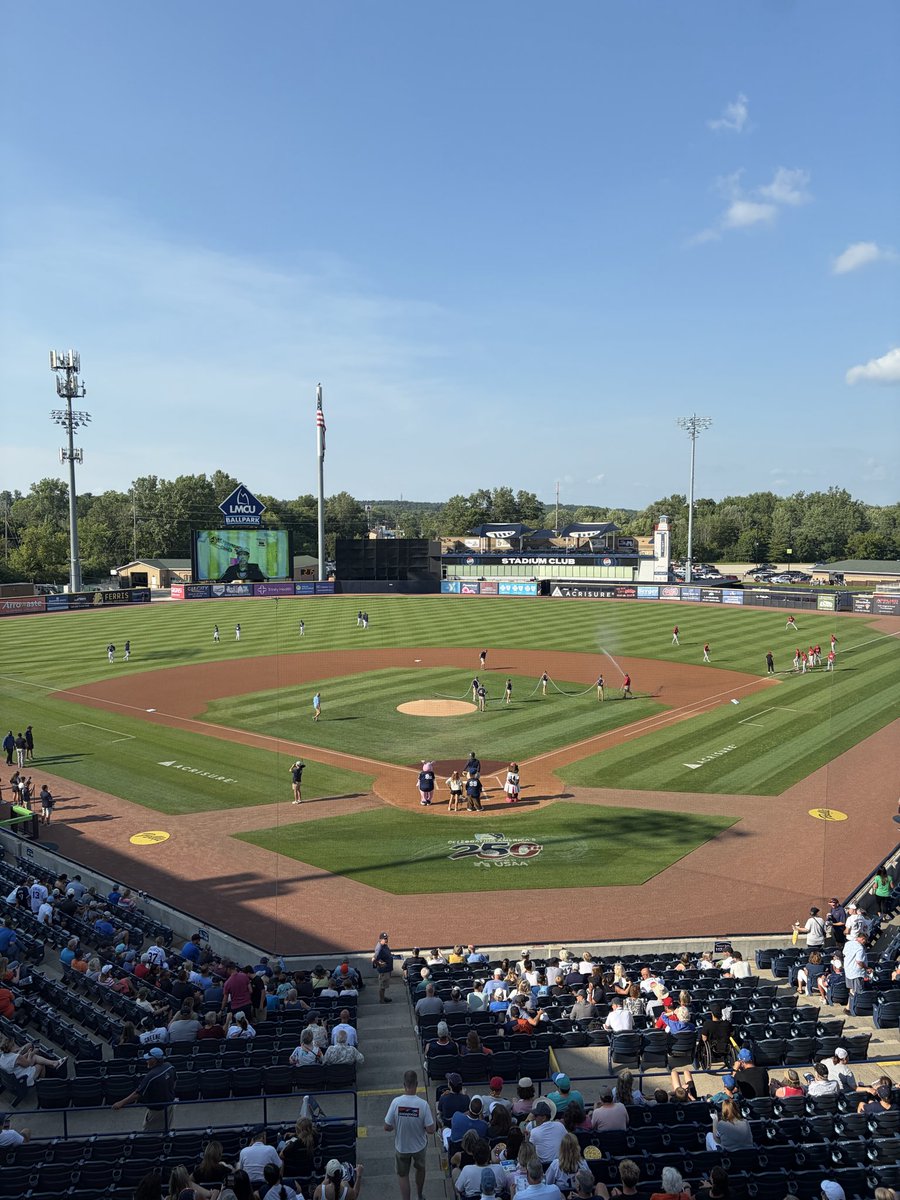 AndyJachim's tweet photo. Game 2 of this series at LMCU Ballpark is about to get underway as the @TinCaps look for their first win of the week.

Join us at 6:35 on @1380thefan https://t.co/bcOMqwln8l