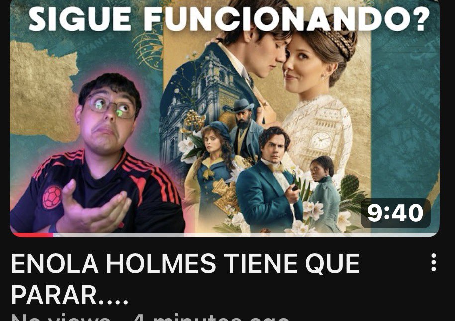 Geektime22's tweet photo. ENOLA HOLMES TIENE QUE PARAR.... https://t.co/KN2deE1OgW via @YouTube nuevo video! #enolaholmes #Netflix https://t.co/cJomBu7QbL