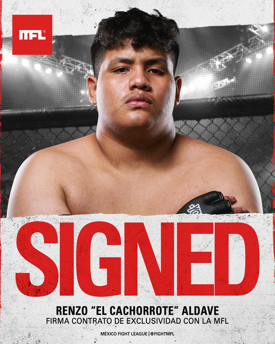 fightmfl_'s tweet photo. SIGNED. ✍️🔥

Renzo "El Cachorrote" Aldave ya es MFL.

Bienvenido ‼️

#MFL #MexicoFightLeague #FightMFL #MMA #FightNight #MFLNewBlood #MFLSignedFighter https://t.co/x7ZRAmrAZI