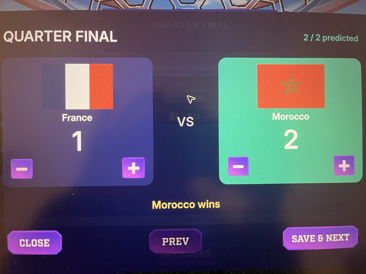 Chick3nBurrito's tweet photo. I put my prediction for World Cup next match in @decentraland Kickoff challenge 🤞

#WorldCup2026 #Web3‌‌ https://t.co/DsQB4icXYq