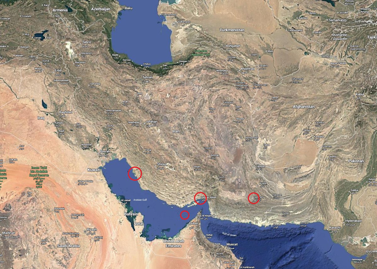 KurdishObserve's tweet photo. 🔻America - Iran

- The US conducted the largest wave of strikes on Iran since the ceasefire

- The attacks were reportedly in: Bandr Abbas, Bushehr, and Iranshehr (reports: Abu Musa was hit too)

- The US says this is a retaliation to the Iranian attacks on ships in Hormuz
#Iran https://t.co/F7edoHb31T