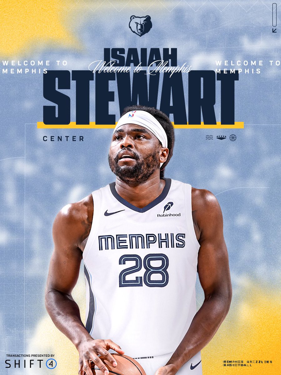 memgrizz's tweet photo. Welcome to the 〽️, Isaiah Stewart! https://t.co/QI282yyNq0