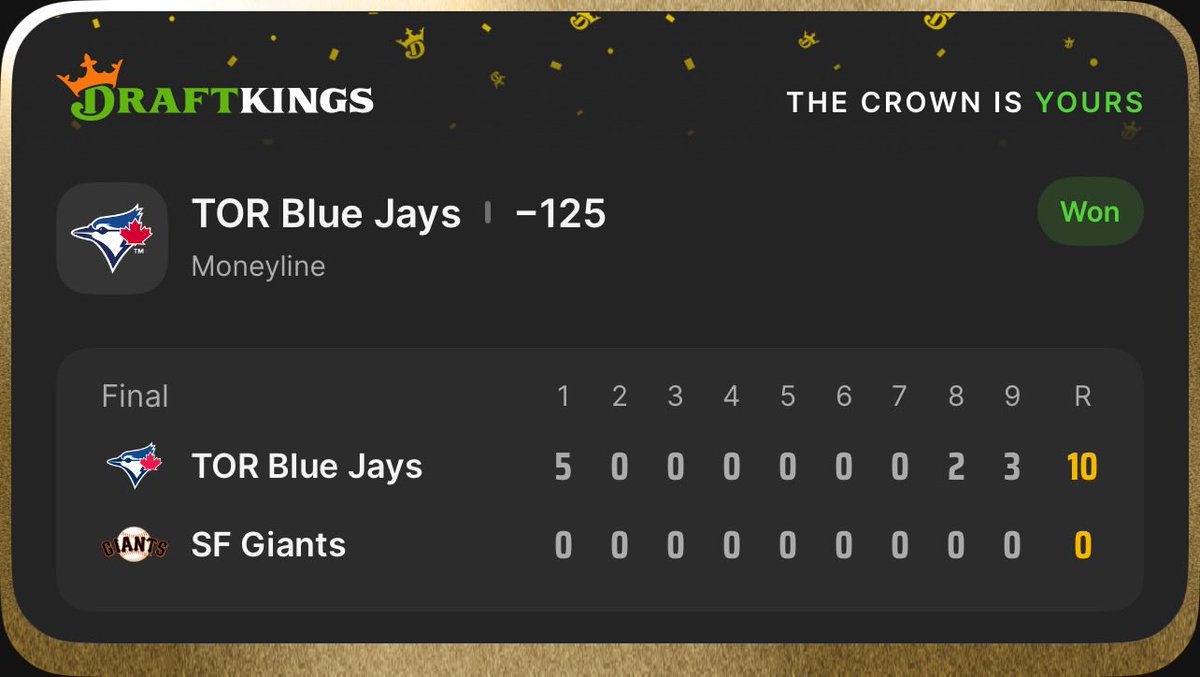 David_Walker5's tweet photo. Blue Jays blowout Giants and Dylan Cease takes a no-no to the 9th ✅ https://t.co/wwRT5QwQW7