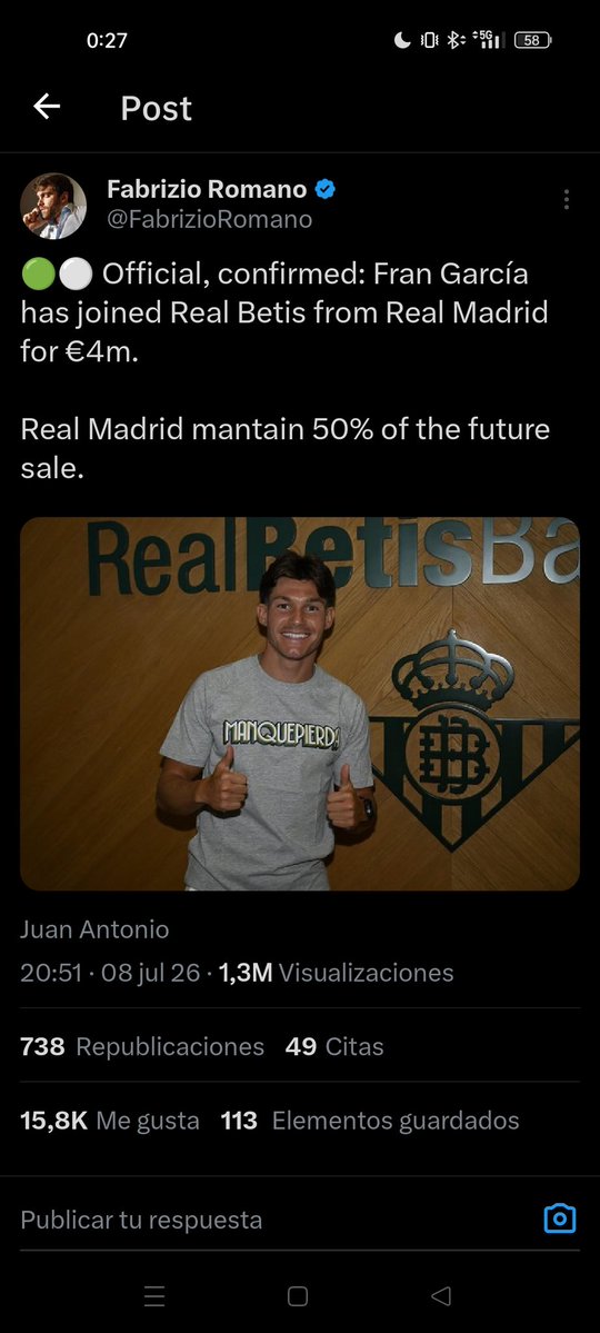 Pachucazo's tweet photo. @RO1926__ Ofrecen 3.8m por Rahim y Fran García vale 4M? https://t.co/l3usPQwSKa