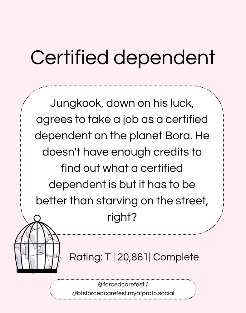 ForcedCareFest's tweet photo. Certified Dependent
🔑 OT7
🔑 Aliens, angst with an happy ending
🔗 https://t.co/uY4nzICuGZ https://t.co/haaxKGDZ6L