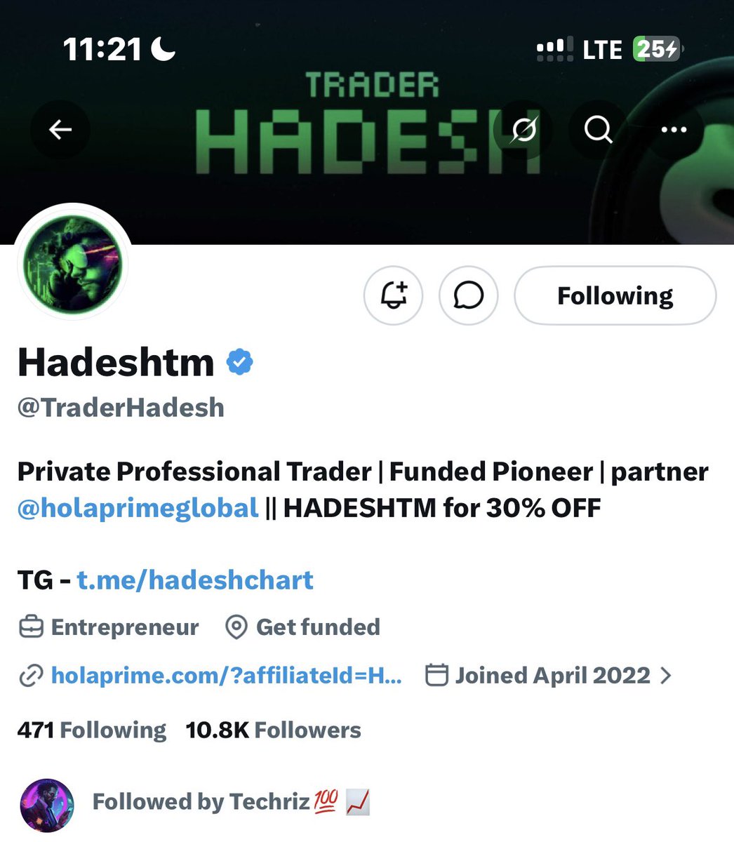 Enigma4live's tweet photo. @Techriztm @PsychedeliaAcad @FundedNext @TraderHadesh Done 

Don’t pass me by 🙏 https://t.co/HbIisWQ8C1