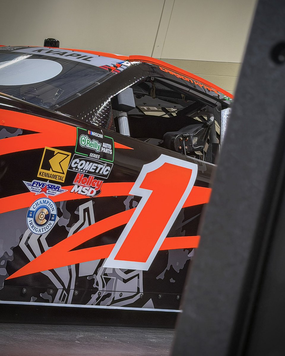 JRMotorsports's tweet photo. Back in the Black and Orange. https://t.co/hIvbx27nNS