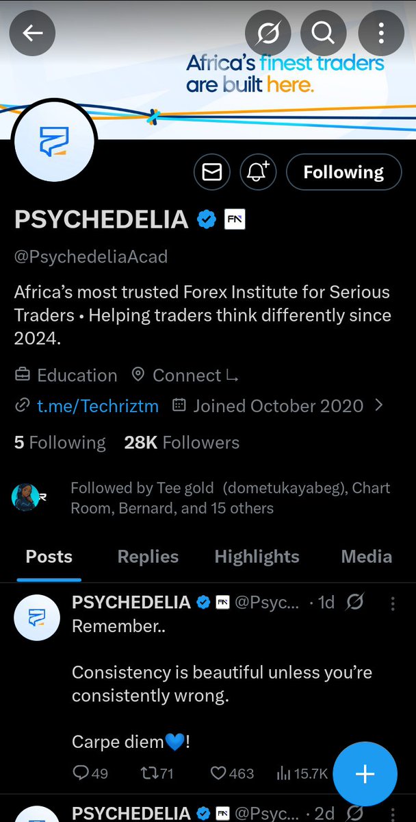 Eddymhe's tweet photo. @Techriztm @PsychedeliaAcad @FundedNext @TraderHadesh Done ✅ https://t.co/odBkVCO056