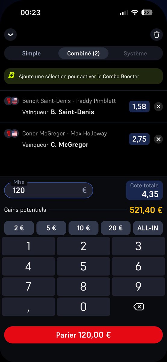 StreamFlappy's tweet photo. J’ai envie d’y croire #mma #prono #bsd #ufc https://t.co/p22h7RFfBX