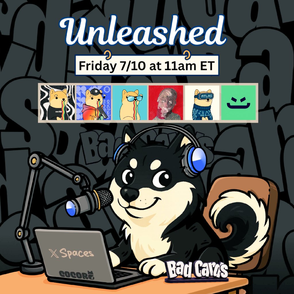 officialcocoro's tweet photo. Unleashed is back this Friday at 11am ET ✨️

Join the pack as we explore online party game platform @playbadcards 🎮 https://t.co/QzSHl2Y7TZ