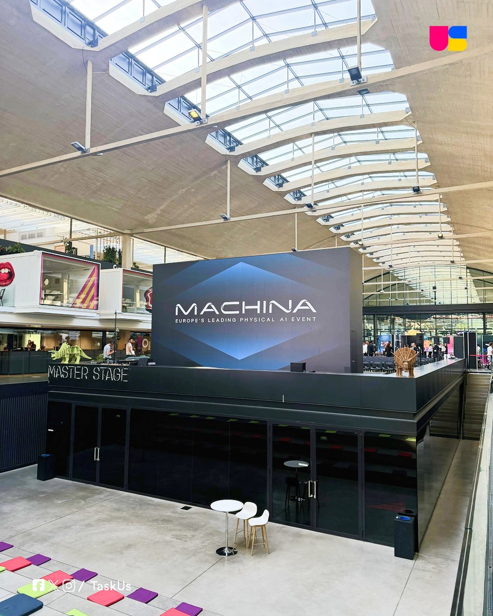 TaskUs's tweet photo. Machina Summit showcased the latest generation of physical AI. The leap in what machines can now do is mind-blowing!

Beyond the hardware, the real buzz is about safety and reliability. That’s where much of the work is happening right now — building the right data pipelines, running rigorous tests and keeping humans in the loop for unexpected moments.  

Rick Balzano, Nathan Chew and Khias Webb unpacked these layers on the ground.

DM them for a deep dive.

#TaskUs #Machina2026 #Robotics #AutonomousTech