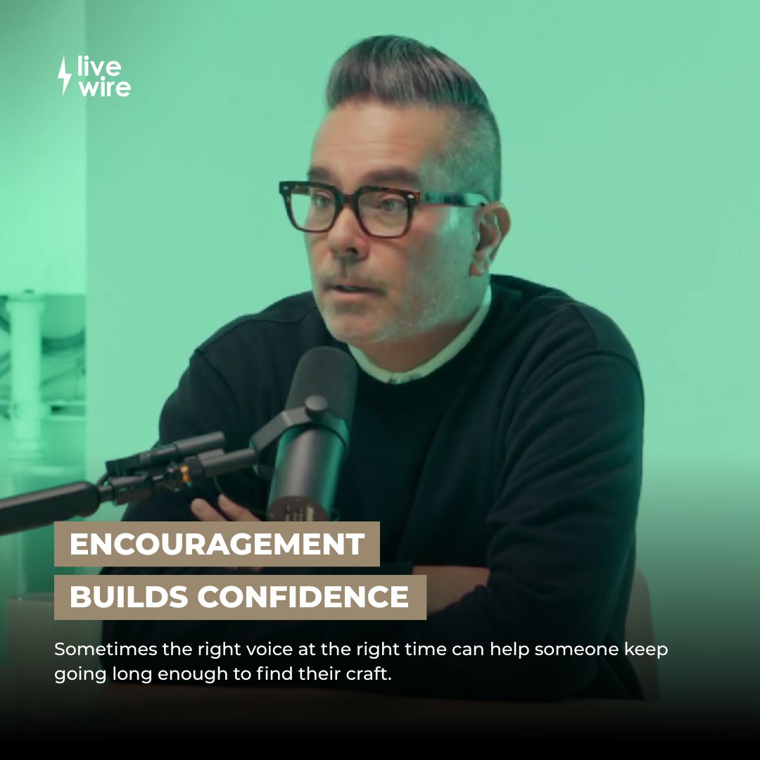 LiveWirePod1's tweet photo. The best creative conversations aren’t just about the work.

John S. Miller and Asa discuss photography, mentorship, fatherhood, faith and loss, ambition, and showing up for others. https://t.co/Q9k8AkWL2W