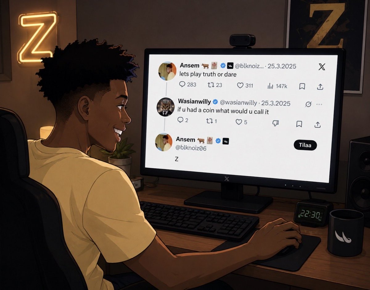 Zagentic_OG's tweet photo. Anyone saw this post of @blknoiz06 
He said his token name would be Z.

solana:4Vn4cyu67VJouC3BqEu7AAQix8k7ryLrA6mMmkjjpump 

4Vn4cyu67VJouC3BqEu7AAQix8k7ryLrA6mMmkjjpump 

We will use all fees to buy $Ansem tokens and distribute those to active Z holders. https://t.co/jJQlmLT49U