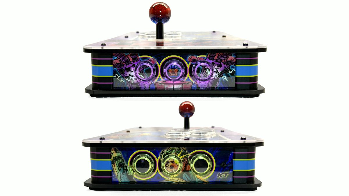 jonyfraze's tweet photo. I wanna take you for a ride!

#MvC2 Sentinel / Cable build for the homie KT.

#fgc #fightstick https://t.co/7ZR09Hk7X9