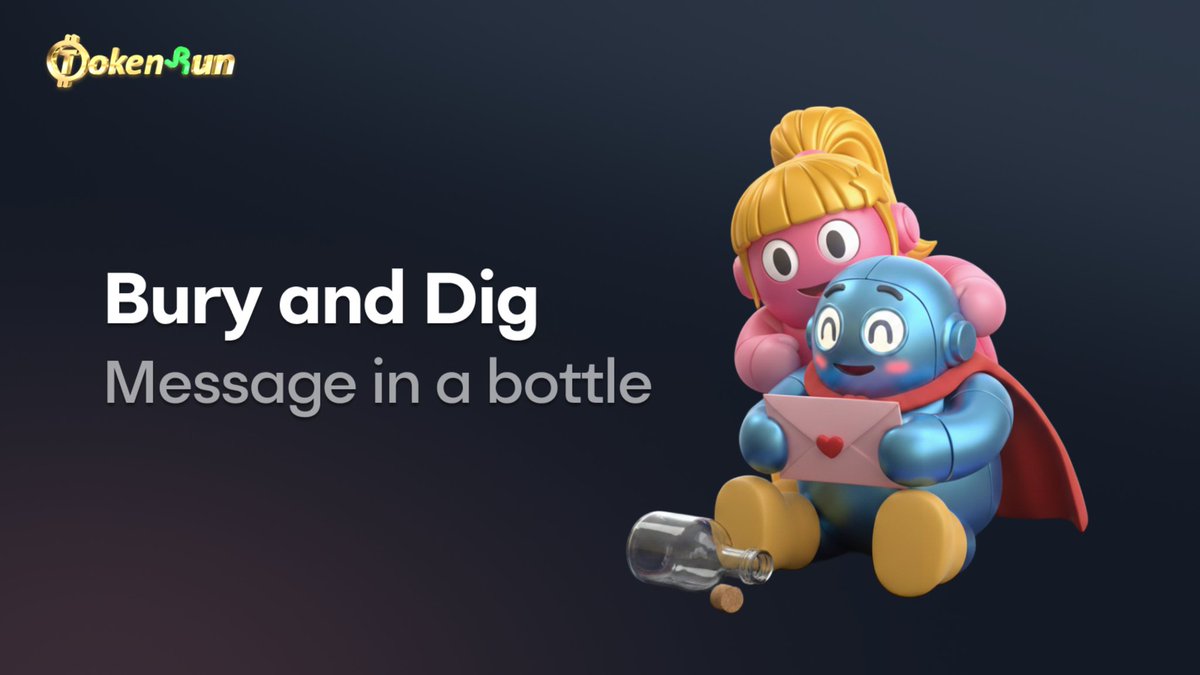 __DMON__'s tweet photo. I just uncovered someone’s message bottle on #TokenRun. Let’s dig together! https://t.co/QHFSUiXmQv