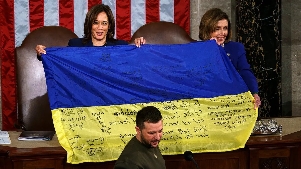 ToscaAusten's tweet photo. Billions poured into Ukraine while Bernie stayed quiet…

Until now.

Bernie Sanders is demanding we “END THIS WAR” with Iran after weeks of tension.

Interesting.

He showed far less outrage when Biden funneled $175 +billion into Ukraine’s war with Russia.

Quiet even as U.S. advisors operated with covert boots on the ground for years.

Bernie’s lips remained sealed.

Again when Speaker Pelosi unfurled a combo American/Ukraine flag on the House floor.

Is it just me? Or have we entered peak orange man bad?

There’s literally nothing the President can do right—according to his orange thumping critics.

Selective moral outrage… or just partisan blinders? 👀