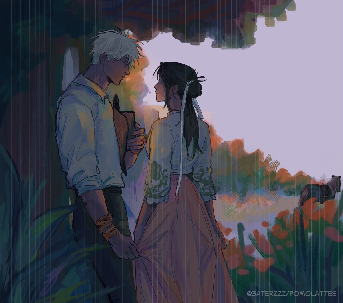 3aterzzz's tweet photo. Doodle; “My momma always said you take your hat off when making a promise”

#gojosatoru #oc #western https://t.co/X250mcl1GT