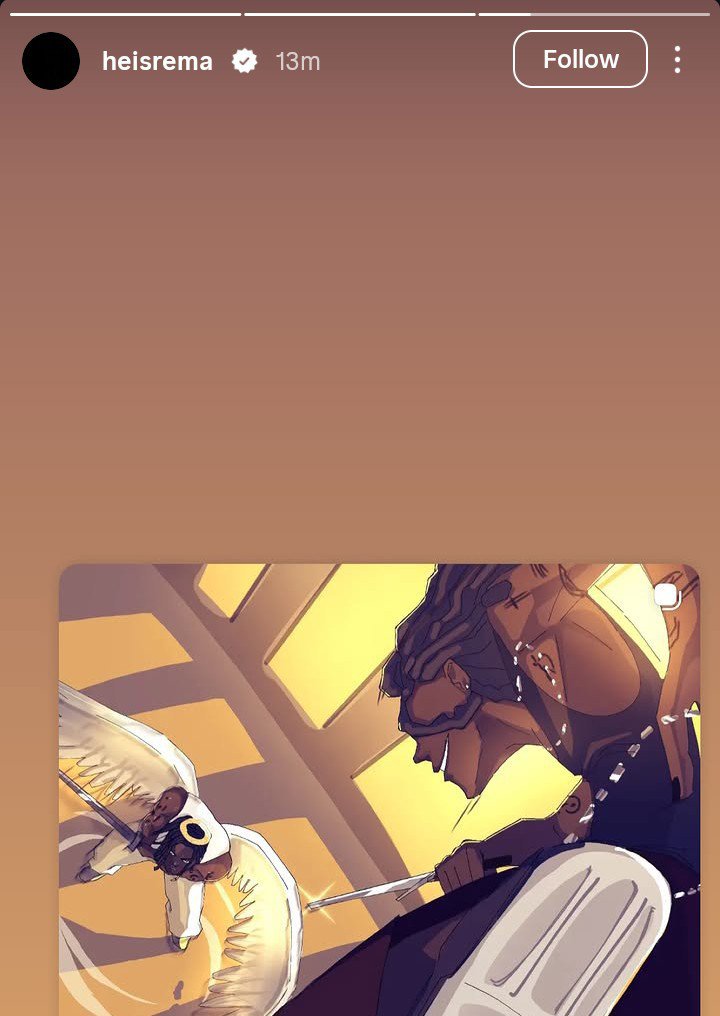 Eminence200415's tweet photo. Rema reposted 😭😭😭😭 https://t.co/rGEu3nI8Tl