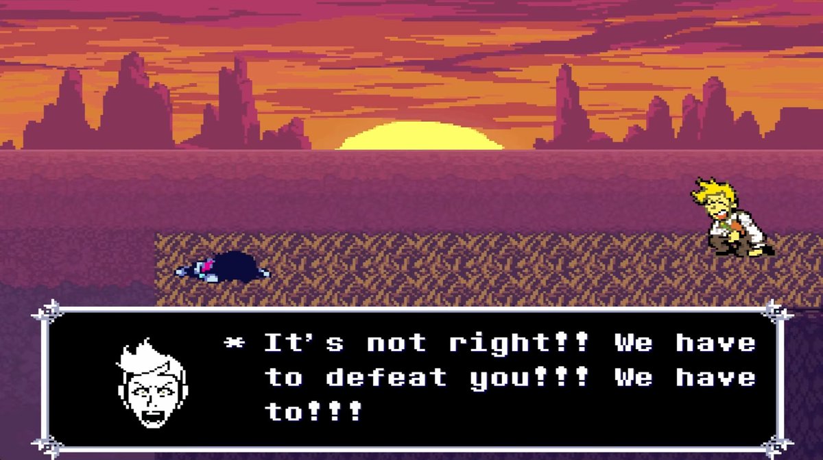 sherbie__'s tweet photo. why is flowery the only chapter boss with eyes and why do they only appear after the fight is over https://t.co/sk50FHiOqx
