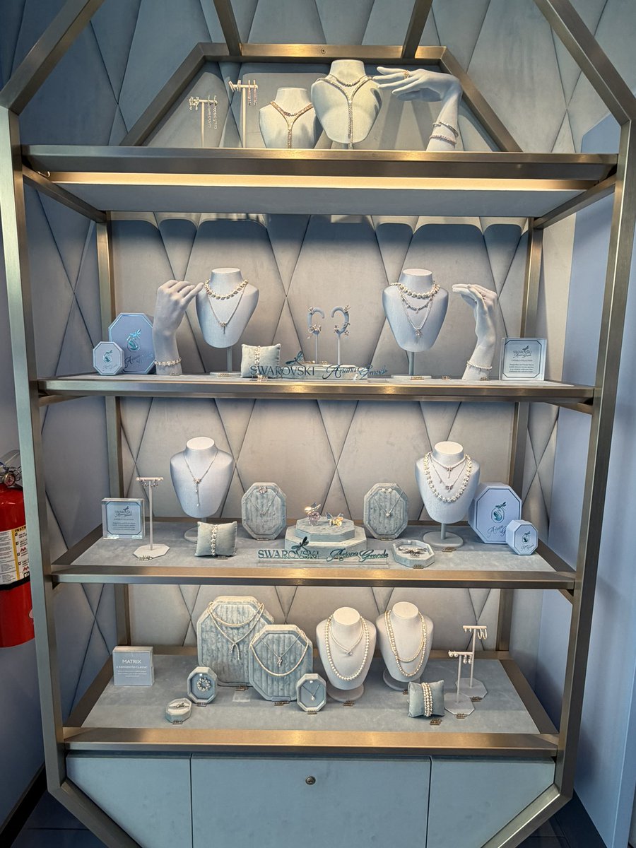 illicitaura's tweet photo. I’m geeking!! First time ever going into a Swarovski store and it was absolutely beautiful!! I didn’t get anything because I’m indecisive on picking one, but I got a free Dragonfly Charm for being an Arianator. https://t.co/EAhhPQ9VJi